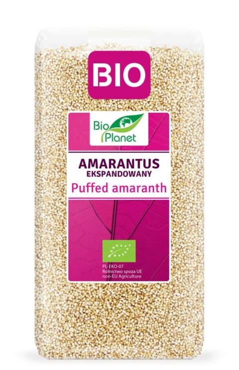 AMARANTUS EKSPANDOWANY BIO 100 g - BIO PLANET BIO PLANET - seria RÓŻOWA (płatki, otręby, musli) AMARANTUS EKSPANDOWANY BIO 100 g - BIO PLANET BIO PLANET - seria RÓŻOWA (płatki, otręby, musli)
