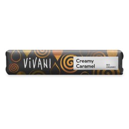 BATON MLECZNA CZEKOLADA Z NADZIENIEM KARMELOWYM BIO 40 g - VIVANI VIVANI (czekolady, batony, kakao instant)
