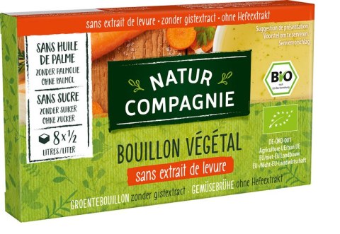 BULION - KOSTKI WARZYWNE BEZ DODATKU CUKRÓW I DROŻDŻY BIO (8 x 10,5 g) 84 g - NATUR COMPAGNIE NATUR COMPAGNIE (buliony, kostki rosołowe) BULION - KOSTKI WARZYWNE BEZ DODATKU CUKRÓW I DROŻDŻY BIO (8 x 10,5 g) 84 g - NATUR COMPAGNIE NATUR COMPAGNIE (buliony, kostki rosołowe)