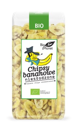 CHIPSY BANANOWE NIESŁODZONE BIO 150 g - BIO PLANET BIO PLANET - seria PRZEKĄSKI