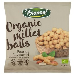 CHRUPKI JAGLANE Z ORZESZKAMI ZIEMNYMI PRAŻONYMI BEZGLUTENOWE BIO 75 g - BIOPONT BIOPONT (chrupki bezglutenowe)