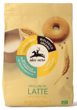 CIASTKA MLECZNE Z OLIWĄ Z OLIWEK EXTRA VIRGIN (14 %) BIO 250 g - ALCE NERO ALCE NERO (włoskie produkty)