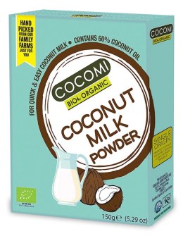 COCONUT MILK - NAPÓJ KOKOSOWY W PROSZKU BIO 150 g - COCOMI COCOMI (wody kokosowe, oleje kokosowe, śmietanki)