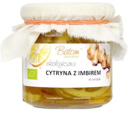 CYTRYNA Z IMBIREM W SYROPIE BIO 220 g - BATOM BATOM (oleje, soki, sole kąpielowe)