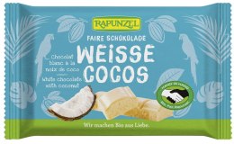 CZEKOLADA BIAŁA Z WIÓRKAMI KOKOSOWYMI BIO 100 g - RAPUNZEL RAPUNZEL (kremy orzechowe, ketchupy, czekolady)