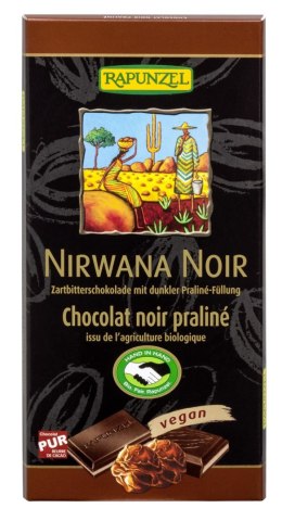CZEKOLADA GORZKA Z NADZIENIEM TRUFLOWYM NIRWANA BIO 100 g - RAPUNZEL RAPUNZEL (kremy orzechowe, ketchupy, czekolady)