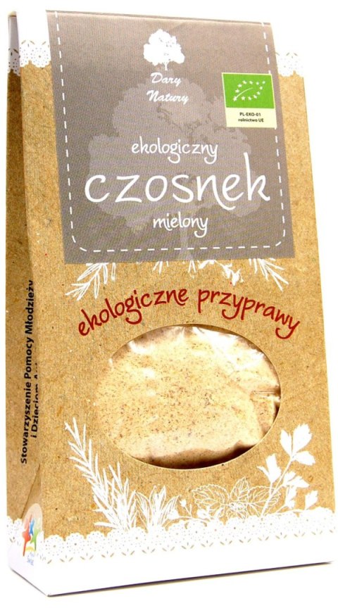 CZOSNEK MIELONY BIO 50 g - DARY NATURY DARY NATURY - przyprawy i zioła CZOSNEK MIELONY BIO 50 g - DARY NATURY DARY NATURY - przyprawy i zioła