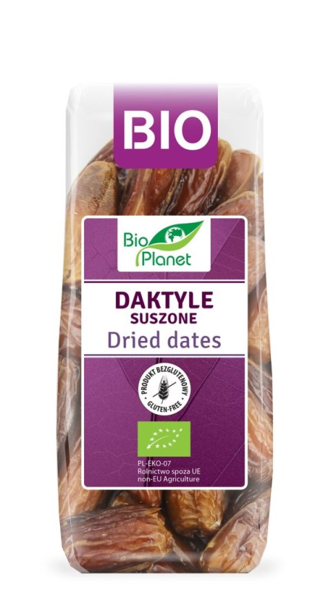 DAKTYLE SUSZONE BEZGLUTENOWE BIO 150 g - BIO PLANET BIO PLANET - seria FIOLETOWA (owoce suszone) DAKTYLE SUSZONE BEZGLUTENOWE BIO 150 g - BIO PLANET BIO PLANET - seria FIOLETOWA (owoce suszone)