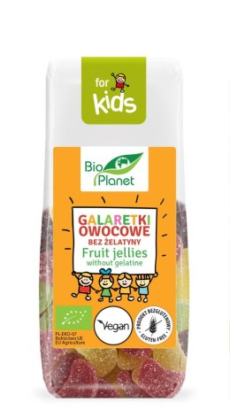 GALARETKI OWOCOWE BEZ ŻELATYNY BEZGLUTENOWE BIO 100 g - BIO PLANET BIO PLANET - seria FOR KIDS