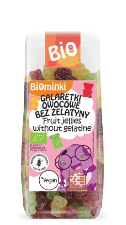 GALARETKI OWOCOWE BEZ ŻELATYNY BEZGLUTENOWE BIO 100 g - BIOMINKI BIOMINKI (przekąski dla dzieci, kaszki)