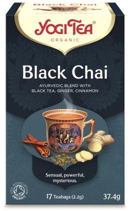 HERBATA CZARNA Z IMBIREM I CYNAMONEM (BLACK CHAI) BIO (17 x 2,2 g) 37,4 g - YOGI TEA YOGI TEA (herbaty i herbatki)