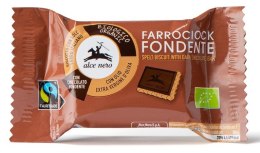 HERBATNIKI ORKISZOWE Z GORZKĄ CZEKOLADĄ FAIR TRADE BIO 28 g - ALCE NERO ALCE NERO (włoskie produkty)