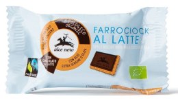 HERBATNIKI ORKISZOWE Z MLECZNĄ CZEKOLADĄ FAIR TRADE BIO 28 g - ALCE NERO ALCE NERO (włoskie produkty)