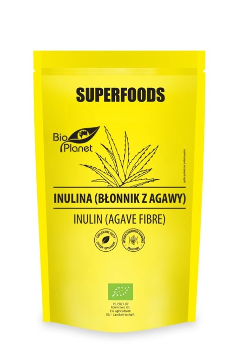 INULINA (BŁONNIK Z AGAWY) BIO 250 g - BIO PLANET BIO PLANET - seria SUPERFOODS INULINA (BŁONNIK Z AGAWY) BIO 250 g - BIO PLANET BIO PLANET - seria SUPERFOODS