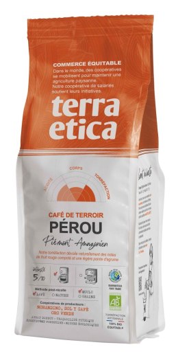 KAWA MIELONA ARABICA 100 % PERU FAIR TRADE BIO 250 g - TERRA ETICA TERRA ETICA (kawy, czekolady do picia, kakao)
