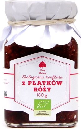 KONFITURA Z PŁATKÓW RÓŻY BIO 180 g - DARY NATURY DARY NATURY - inne
