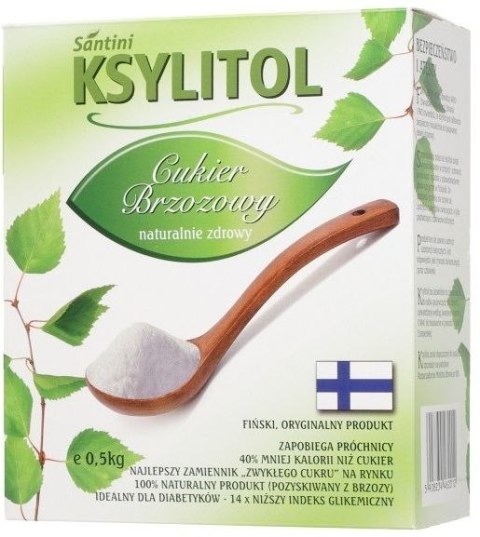 KSYLITOL 500 g - SANTINI (FINLANDIA) SANTINI (ksylitol, gumy do żucia SPRY) KSYLITOL 500 g - SANTINI (FINLANDIA) SANTINI (ksylitol, gumy do żucia SPRY)