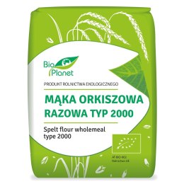 MĄKA ORKISZOWA RAZOWA TYP 2000 BIO 1 kg - BIO PLANET BIO PLANET - seria MĄKI I SKROBIE
