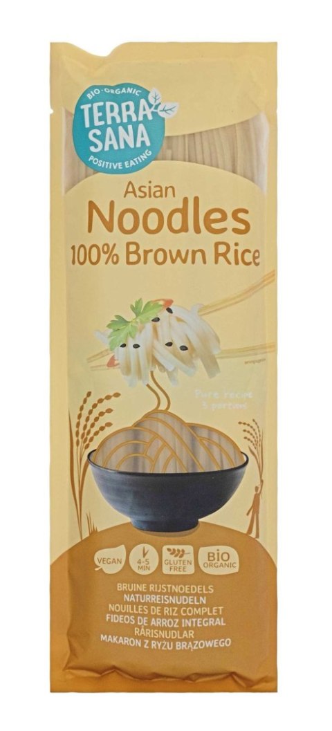 MAKARON (RYŻOWY RAZOWY) NOODLE SPAGHETTI BEZGLUTENOWY BIO 250 g - TERRASANA TERRASANA (kremy, makarony, sosy sojowe, inne) MAKARON (RYŻOWY RAZOWY) NOODLE SPAGHETTI BEZGLUTENOWY BIO 250 g - TERRASANA TERRASANA (kremy, makarony, sosy sojowe, inne)