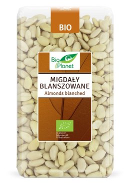 MIGDAŁY BLANSZOWANE BIO 1 kg - BIO PLANET BIO PLANET - seria BRĄZOWA (orzechy i pestki)