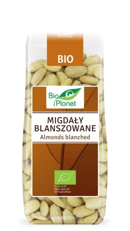 MIGDAŁY BLANSZOWANE BIO 100 g - BIO PLANET BIO PLANET - seria BRĄZOWA (orzechy i pestki)