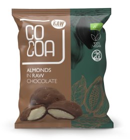 MIGDAŁY W SUROWEJ CZEKOLADZIE BIO 70 g - COCOA COCOA (czekolady i bakalie w surowej czekoladzie)
