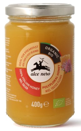MIÓD WIELOKWIATOWY BIO 400 g - ALCE NERO ALCE NERO (włoskie produkty)