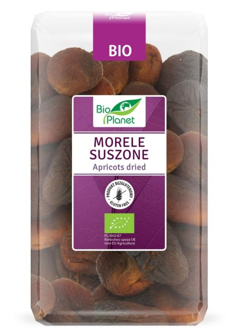 MORELE SUSZONE BEZGLUTENOWE BIO 1 kg - BIO PLANET BIO PLANET - seria FIOLETOWA (owoce suszone) MORELE SUSZONE BEZGLUTENOWE BIO 1 kg - BIO PLANET BIO PLANET - seria FIOLETOWA (owoce suszone)