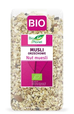 MUSLI ORZECHOWE BIO 300 g - BIO PLANET BIO PLANET - seria RÓŻOWA (płatki, otręby, musli)