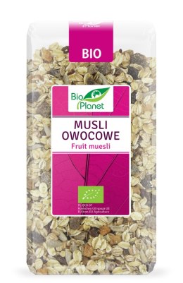 MUSLI OWOCOWE BIO 300 g - BIO PLANET BIO PLANET - seria RÓŻOWA (płatki, otręby, musli)