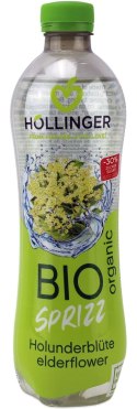 NAPÓJ GAZOWANY O SMAKU KWIATÓW CZARNEGO BZU 30 % MNIEJ CUKRU BIO 500 ml - HOLLINGER HOLLINGER (soki, nektary, napoje, syropy)