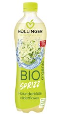 NAPÓJ GAZOWANY O SMAKU KWIATÓW CZARNEGO BZU 30 % MNIEJ CUKRU BIO 500 ml - HOLLINGER HOLLINGER (soki, nektary, napoje, syropy)
