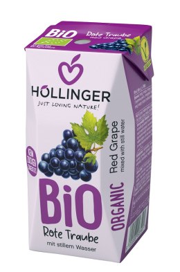NEKTAR Z CZERWONYCH WINOGRON BEZ DODATKU CUKRÓW BIO 200 ml - HOLLINGER HOLLINGER (soki, nektary, napoje, syropy)
