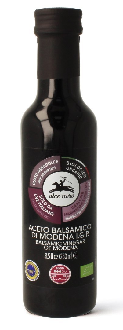 OCET BALSAMICZNY Z MODENY FILTROWANY BIO 250 ml - ALCE NERO ALCE NERO (włoskie produkty) OCET BALSAMICZNY Z MODENY FILTROWANY BIO 250 ml - ALCE NERO ALCE NERO (włoskie produkty)