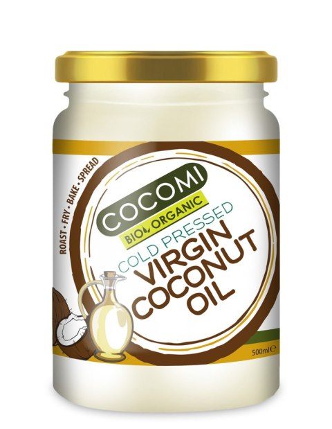 OLEJ KOKOSOWY VIRGIN BIO 500 ml - COCOMI COCOMI (wody kokosowe, oleje kokosowe, śmietanki) OLEJ KOKOSOWY VIRGIN BIO 500 ml - COCOMI COCOMI (wody kokosowe, oleje kokosowe, śmietanki)