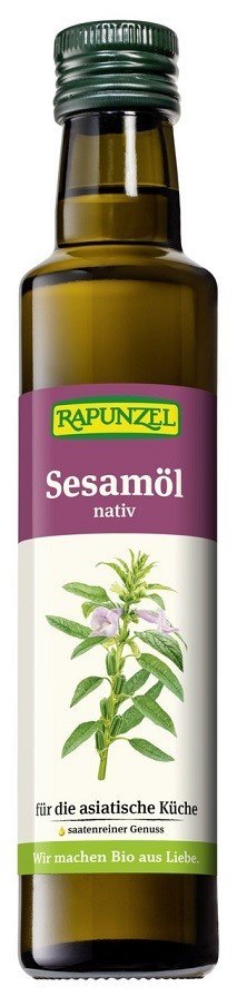 OLEJ SEZAMOWY TŁOCZONY NA ZIMNO BIO 250 ml - RAPUNZEL RAPUNZEL (kremy orzechowe, ketchupy, czekolady)