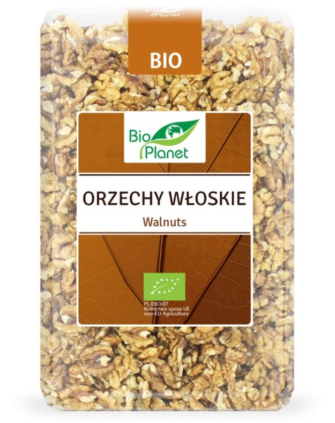 ORZECHY WŁOSKIE BIO 1 kg - BIO PLANET BIO PLANET - seria BRĄZOWA (orzechy i pestki) ORZECHY WŁOSKIE BIO 1 kg - BIO PLANET BIO PLANET - seria BRĄZOWA (orzechy i pestki)