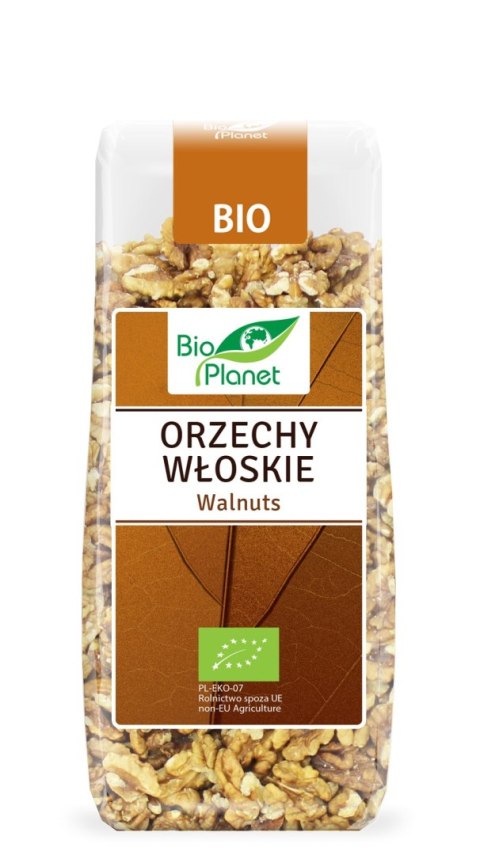 ORZECHY WŁOSKIE BIO 100 g - BIO PLANET BIO PLANET - seria BRĄZOWA (orzechy i pestki) ORZECHY WŁOSKIE BIO 100 g - BIO PLANET BIO PLANET - seria BRĄZOWA (orzechy i pestki)