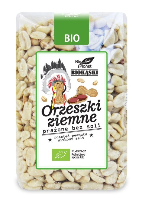 ORZESZKI ZIEMNE PRAŻONE BEZ SOLI BIO 350 g - BIO PLANET BIO PLANET - seria PRZEKĄSKI ORZESZKI ZIEMNE PRAŻONE BEZ SOLI BIO 350 g - BIO PLANET BIO PLANET - seria PRZEKĄSKI