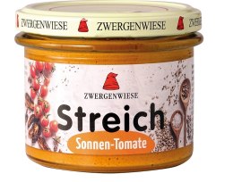 PASTA SŁONECZNIKOWA Z SUSZONYMI POMIDORAMI BEZGLUTENOWA BIO 180 g - ZWERGENWIESE ZWERGENWIESE (pasty, musy, sosy)