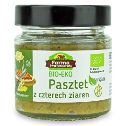 PASZTET WEGAŃSKI Z CZTERECH ZIAREN BEZGLUTENOWY BIO 160 g - FARMA ŚWIĘTOKRZYSKA FARMA ŚWIĘTOKRZYSKA (przetwory)