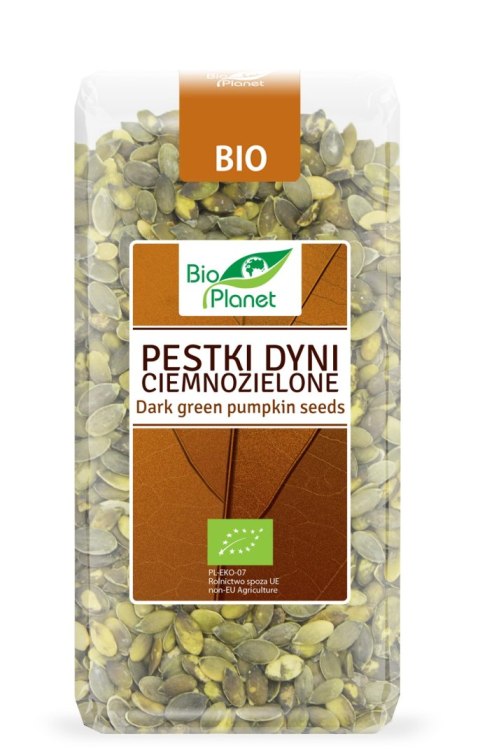 PESTKI DYNI CIEMNOZIELONE BIO 350 g - BIO PLANET BIO PLANET - seria BRĄZOWA (orzechy i pestki) PESTKI DYNI CIEMNOZIELONE BIO 350 g - BIO PLANET BIO PLANET - seria BRĄZOWA (orzechy i pestki)