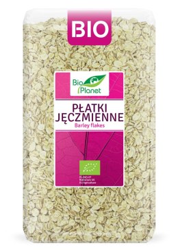 PŁATKI JĘCZMIENNE BIO 600 g - BIO PLANET BIO PLANET - seria RÓŻOWA (płatki, otręby, musli)
