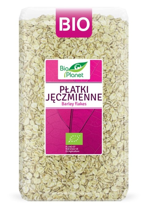 PŁATKI JĘCZMIENNE BIO 600 g - BIO PLANET BIO PLANET - seria RÓŻOWA (płatki, otręby, musli) PŁATKI JĘCZMIENNE BIO 600 g - BIO PLANET BIO PLANET - seria RÓŻOWA (płatki, otręby, musli)