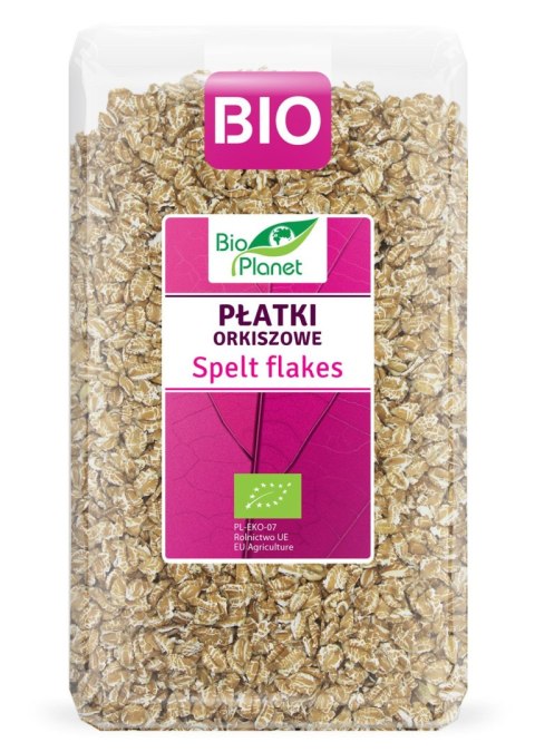 PŁATKI ORKISZOWE BIO 600 g - BIO PLANET BIO PLANET - seria RÓŻOWA (płatki, otręby, musli) PŁATKI ORKISZOWE BIO 600 g - BIO PLANET BIO PLANET - seria RÓŻOWA (płatki, otręby, musli)