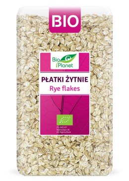 PŁATKI ŻYTNIE BIO 600 g - BIO PLANET BIO PLANET - seria RÓŻOWA (płatki, otręby, musli)