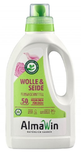 PŁYN DO PRANIA WEŁNIANYCH I JEDWABNYCH TKANIN (KONCENTRAT) ECO 750 ml (50 PRAŃ) - ALMAWIN ALMAWIN (środki czystości)