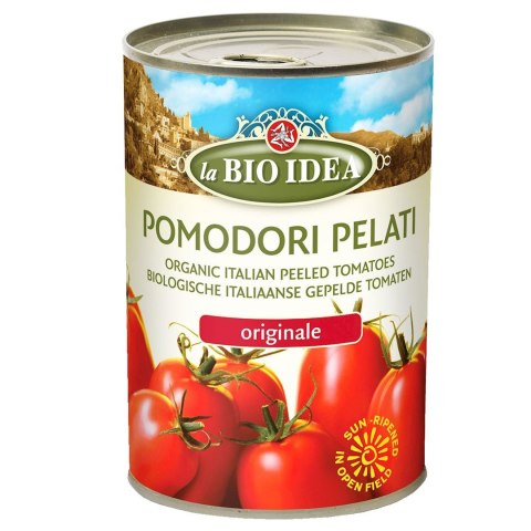POMIDORY PELATI BEZ SKÓRY BIO 400 g (240 g) - LA BIO IDEA LA BIO IDEA (makarony, strączkowe,sosy pomidorowe) POMIDORY PELATI BEZ SKÓRY BIO 400 g (240 g) - LA BIO IDEA LA BIO IDEA (makarony, strączkowe,sosy pomidorowe)