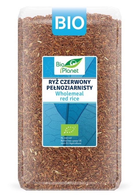 RYŻ CZERWONY PEŁNOZIARNISTY BIO 1 kg - BIO PLANET BIO PLANET - seria NIEBIESKA (ryże, kasze, ziarna) RYŻ CZERWONY PEŁNOZIARNISTY BIO 1 kg - BIO PLANET BIO PLANET - seria NIEBIESKA (ryże, kasze, ziarna)
