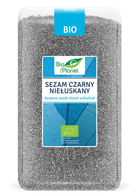SEZAM CZARNY NIEŁUSKANY BIO 1 kg - BIO PLANET BIO PLANET - seria NIEBIESKA (ryże, kasze, ziarna) SEZAM CZARNY NIEŁUSKANY BIO 1 kg - BIO PLANET BIO PLANET - seria NIEBIESKA (ryże, kasze, ziarna)